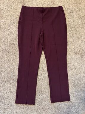 Chico’s Pull-on Ponte Pants (2R/12-14)
